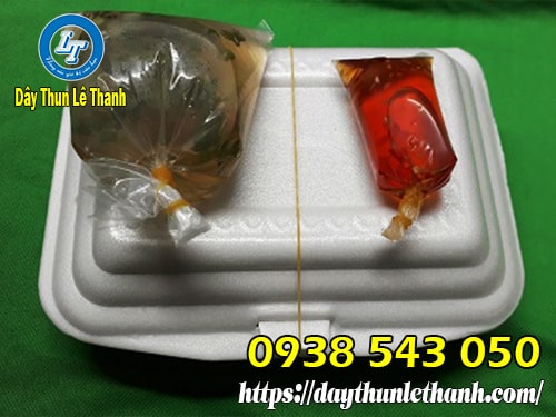 Dây thun khoanh cao su cột hộp cơm Dây thun khoanh cao su