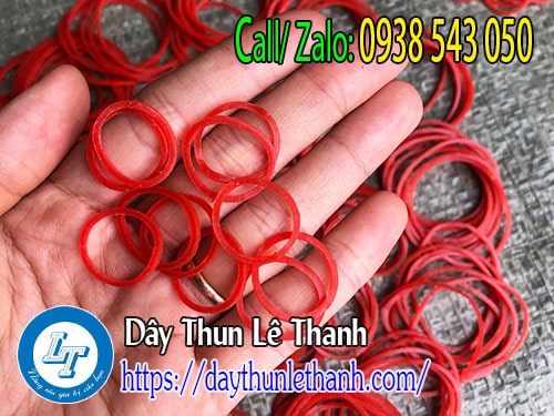 Dây thun màu đỏ size 16mm Dây thun màu đỏ size 16mm