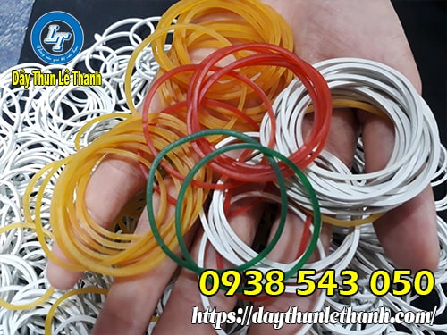 Dây thun cao su nhiều màu, giá rẻ Dây thun cao su