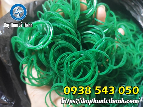 Dây thun cao su màu xanh tại Lê Thanh Dây thun cao su