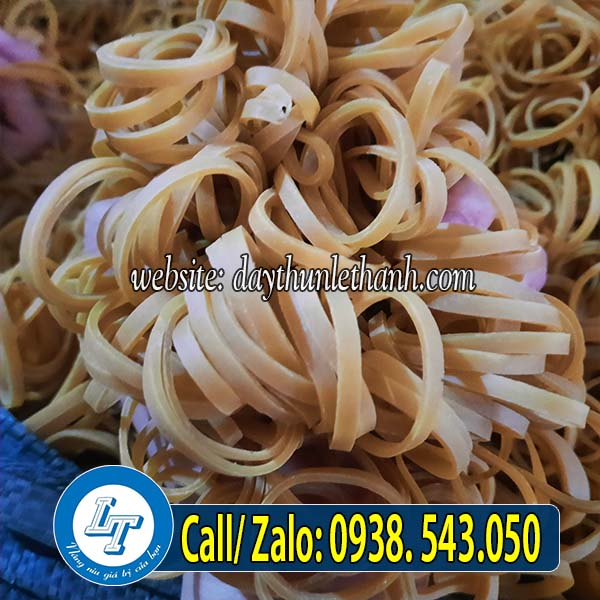 Kho sỉ dây thun màu vàng 5 li Kho sỉ dây thun màu vàng 5ly