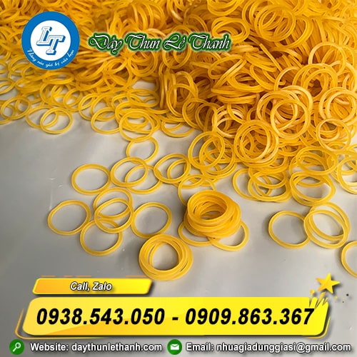 Dây thun khoanh vòng nhỏ Dây thun khoanh vòng nhỏ