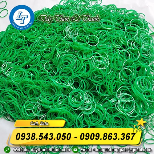Dây thun khoanh xanh Dây thun khoanh xanh