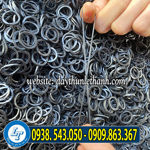 Dây thun màu đen Dây thun màu đen