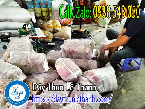 Đóng gói dây thun tại kho Lê Thanh Đóng gói dây thun tại kho Lê Thanh