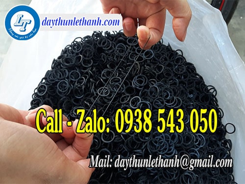 Dây thun đen chịu nhiệt, giá sỉ Dây thun đen