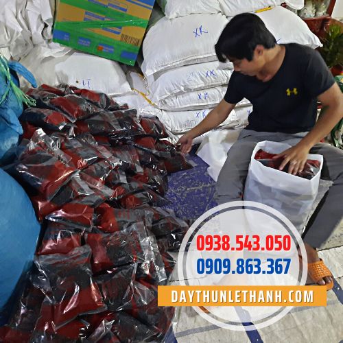 Dây thun màu đen đóng bịch Dây thun màu đen đóng bịch