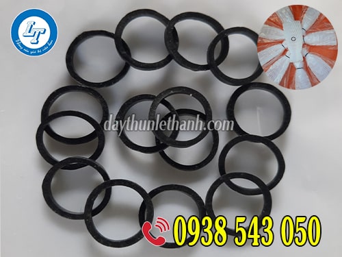 Dây thun màu đen cột bọc ổi giá rẻ Dây thun màu đen