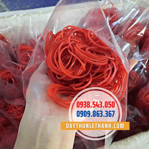 Dây thun màu đỏ Dây thun màu đỏ