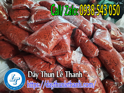 Dây thun màu đỏ giá rẻ Dây thun màu đỏ giá rẻ