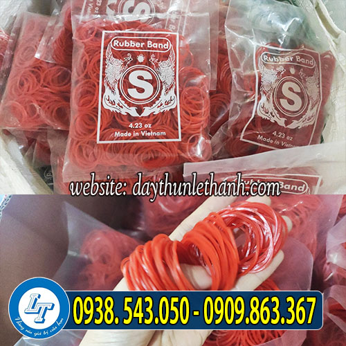 Dây thun màu đỏ size đại 38mm Dây thun màu đỏ size đại 38mm
