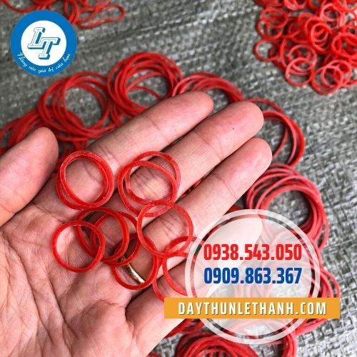 Dây thun màu đỏ Dây thun màu đỏ