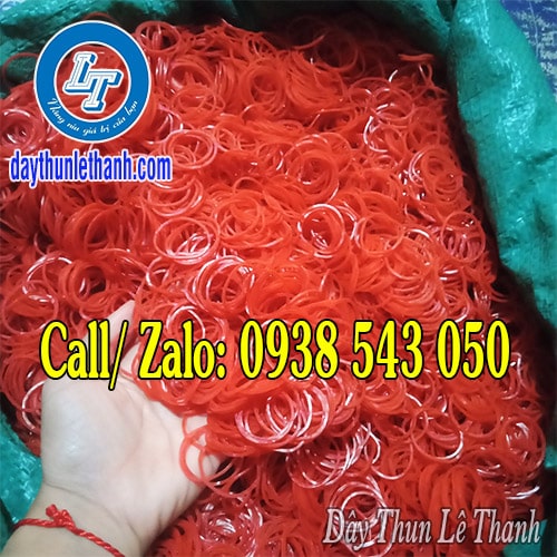 Dây thun màu đỏ