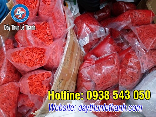 Dây thun màu đỏ giá rẻ, uy tín Dây thun màu đỏ