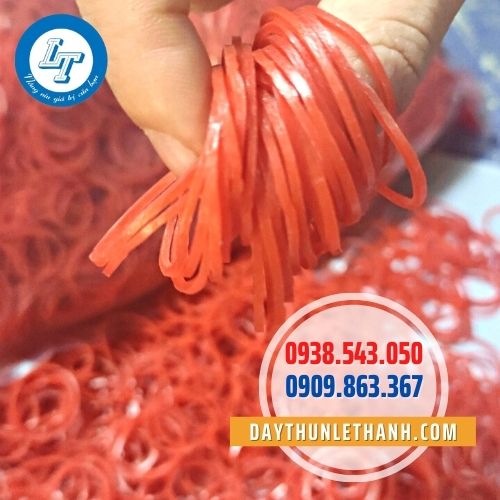 Dây thun màu đỏ Dây thun màu đỏ