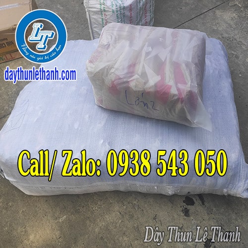 Dây thun đóng bịch 500gam, bao 20 bịch cho khách sỉ Dây thun khoanh