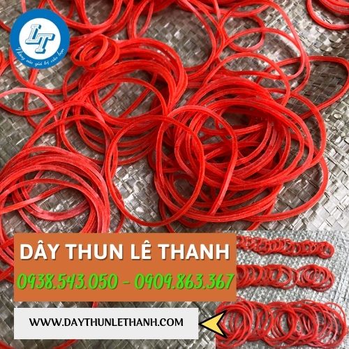 Dây thun màu đỏ Dây thun màu đỏ