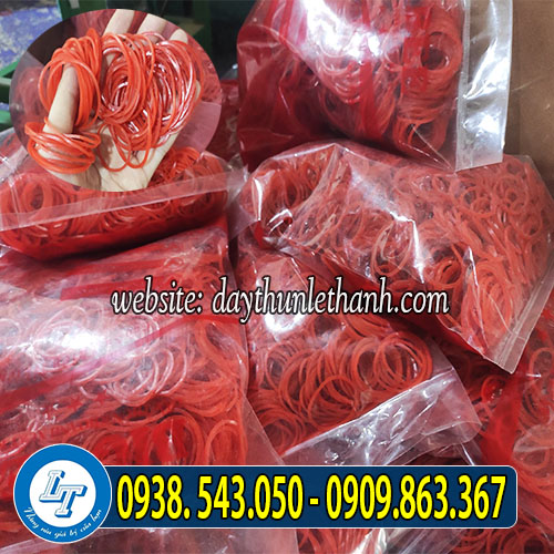 Dây thun màu đỏ size đại 38mm Dây thun màu đỏ size đại 38mm