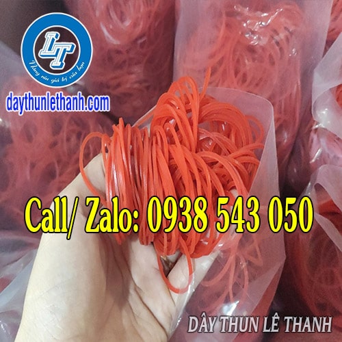 Dây thun màu đỏ 38mm Dây thun màu đỏ
