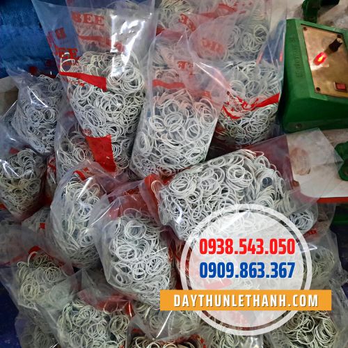 Dây thun màu trắng