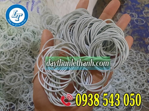 Dây thun màu trắng sữa giá rẻ Dây thun màu trắng