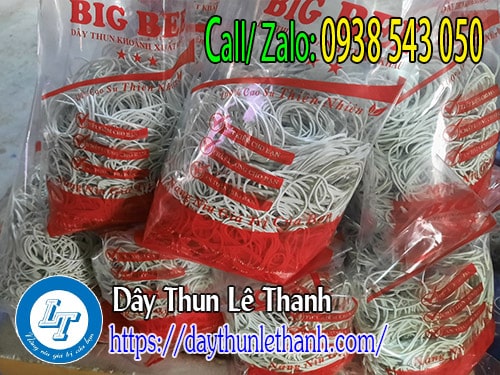 Dây thun màu trắng bịch 500gam Dây thun màu trắng bịch 500gam