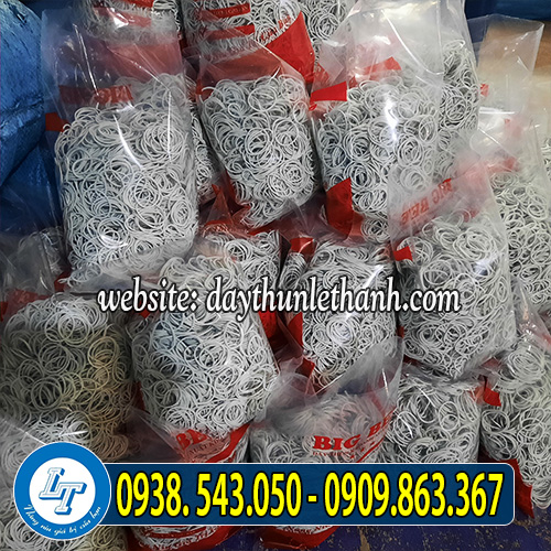 Dây thun màu trắng Dây thun màu đen