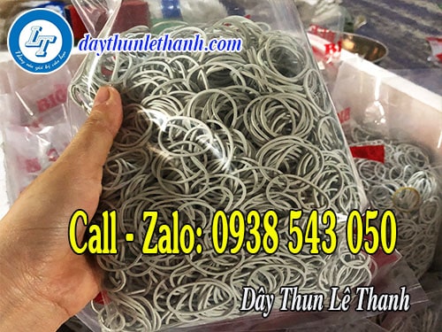 Dây thun màu trắng sữa giá rẻ Dây thun màu trắng sữa