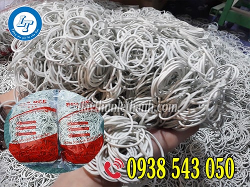 Cơ sở sản xuất dây thun màu trắng sữa Cơ sở sản xuất dây thun màu trắng sữa