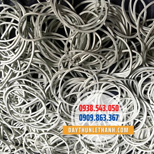 Dây thun màu trắng Dây thun màu trắng