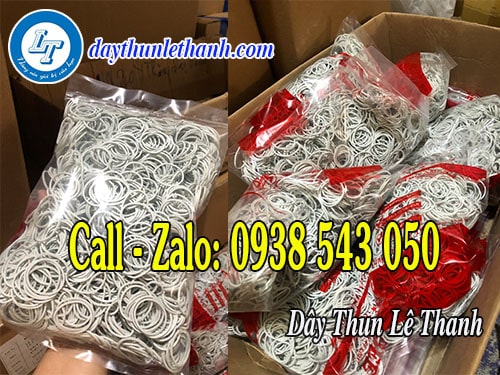 Dây thun màu trắng gái sỉ rẻ Dây thun màu trắng
