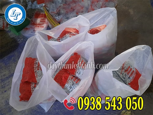 Dây thun màu trắng sữa đóng gói giao khách sỉ Dây thun màu trắng sữa