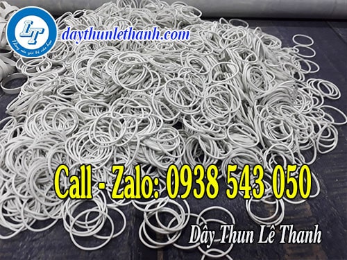 Dây thun màu trắng sữa giá rẻ Dây thun màu trắng sữa