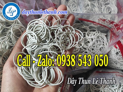 Dây thun màu trắng giá rẻ giao hang nhanh Dây thun màu trắng