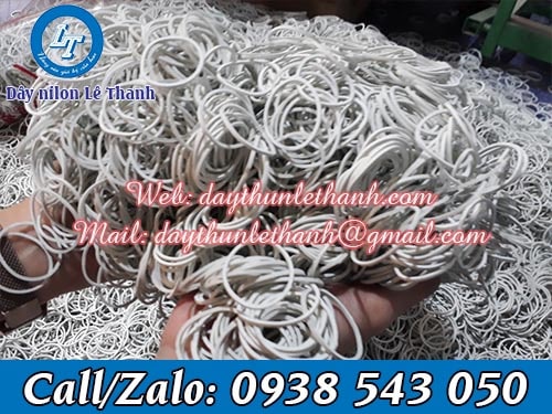Dây thun màu trắng sữa size 38mm Dây thun màu trắng sữa size 38mm