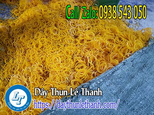Dây thun màu vàng giá rẻ Dây thun màu vàng