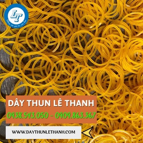 Dây thun màu vàng size 38mm Dây thun màu vàng size 38mm