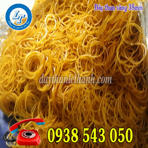 Dây thun màu vàng