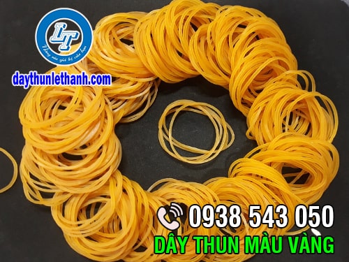 Dây thun màu vàng