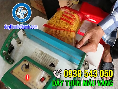 Dây thun màu vàng