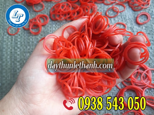 Dây thun màu đỏ giá rẻ Dây thun màu đỏ