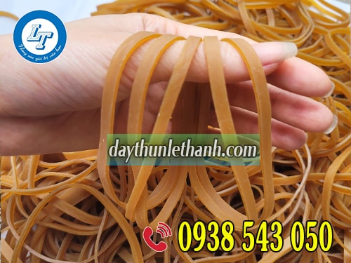 Dây thun bản lớn màu vàng Dây thun bản lớn màu vàng