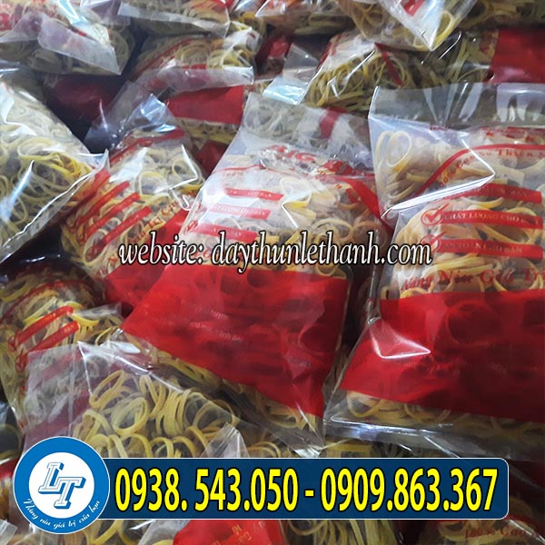 Dây thun màu vàng 0.5cm cột cua ghẹ Dây thun màu vàng 0.5cm cột cua ghẹ