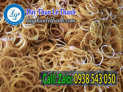 Dây thun khoanh màu vàng cột tiền Dây thun khoanh cột tiền