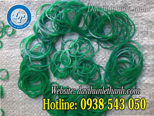 Dây thun màu xanh giá rẻ Dây thun màu xanh