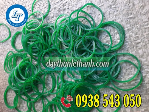 Dây thun màu xanh Dây thun màu xanh