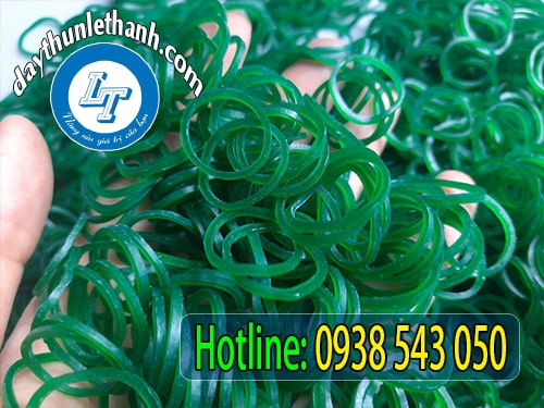 Dây thun màu xanh bản nhỏ 16mm