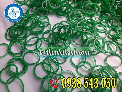 Dây thun màu xanh siêu bền chắc Dây thun màu xanh