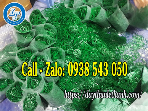 Dây thun màu xanh giá rẻ, giao hàng mọi nơi Dây thun màu xanh