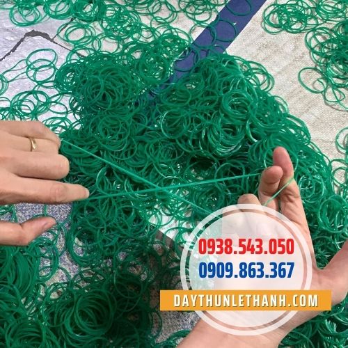 Dây thun màu xanh 38mm Dây thun màu xanh 38mm